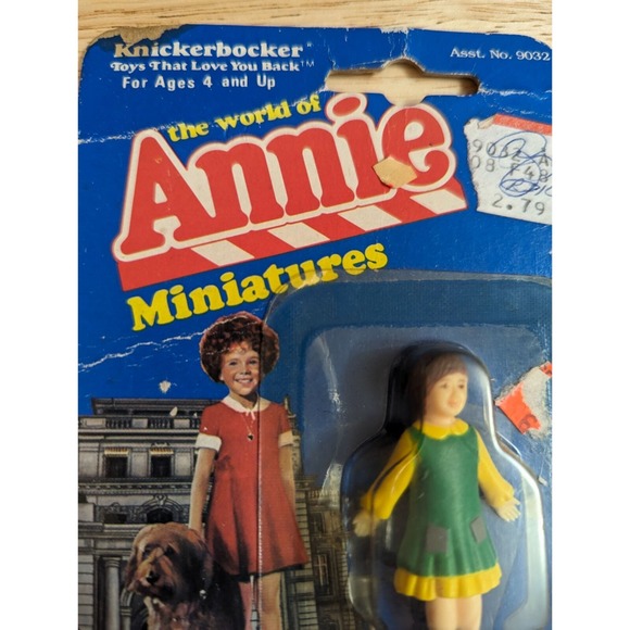 1982 The world of Annie miniatures movie figure sealed org packaging 9032 Annie - Picture 4 of 10